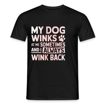Dog Mom Gifts for Women - Männer T-Shirt - Schwarz - Vorne - AI Model Male 178 light (178cm)