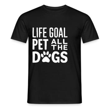 Dog Mom Gifts for Women - Männer T-Shirt - Schwarz - Vorne - AI Model Male 178 light (178cm)