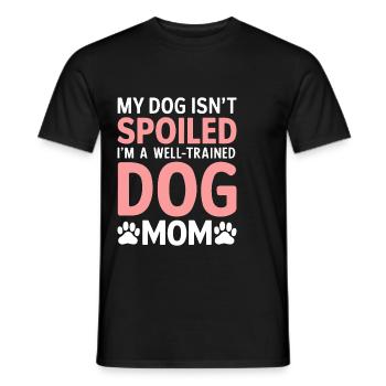 Dog Mom Gifts for Women - Männer T-Shirt - Schwarz - Vorne - AI Model Male 178 light (178cm)