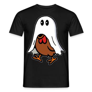 Huhn Gespenst Geist - Männer T-Shirt - Schwarz - Vorne - AI Model Male 178 light (178cm)