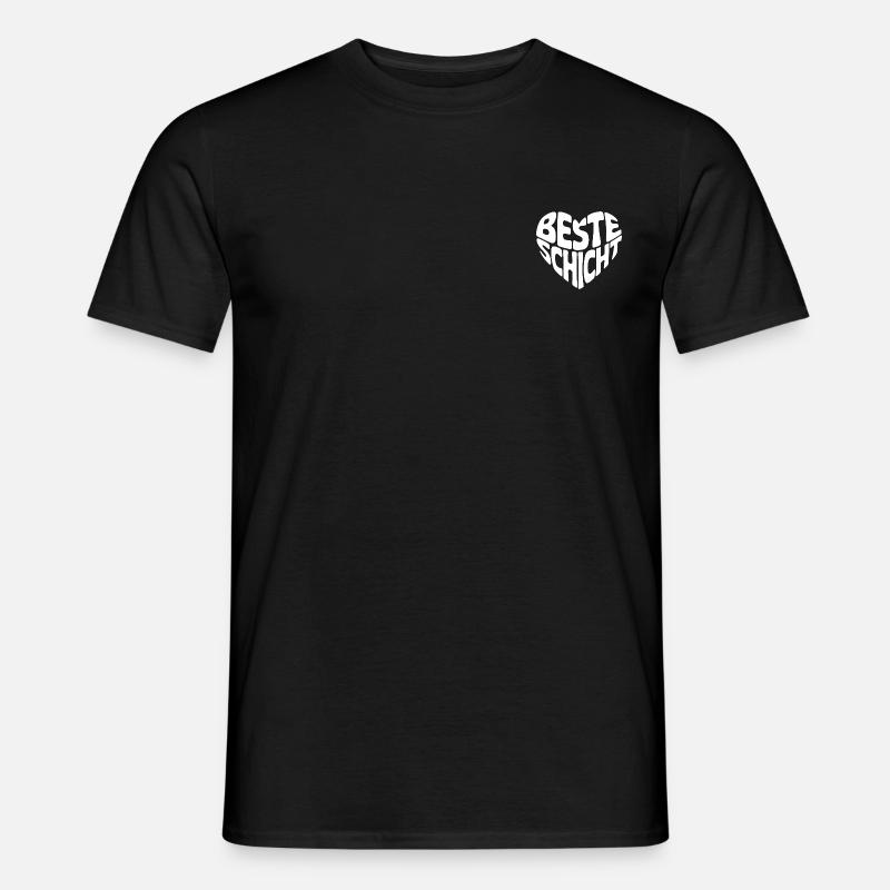 Beste Schicht - Männer T-Shirt - Schwarz