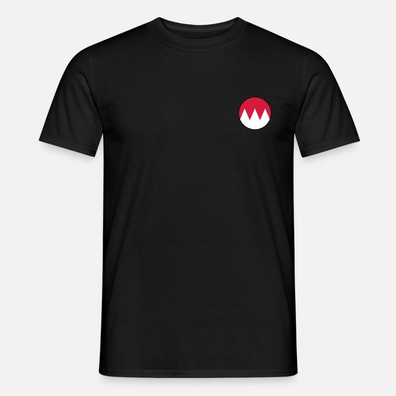 Frankenwappen - Männer T-Shirt - Schwarz
