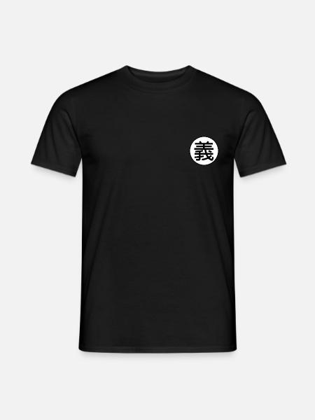 Droiture - T-shirt homme - noir