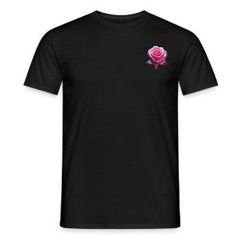 Chrom Rose - Männer T-Shirt - Schwarz - Vorne - AI Model Male 178 light (178cm)
