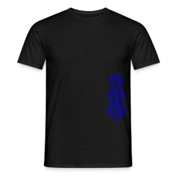 Damask - Men's T-Shirt - black - Front - AI Model Male 178 light (178cm)
