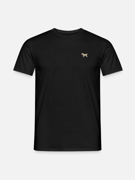 Cocker Spaniel – grey gold - Männer T-Shirt - Schwarz