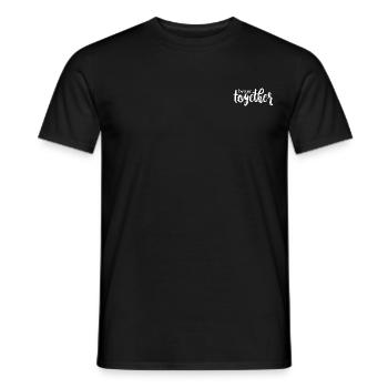 mieux ensemble Idée cadeau blanc - T-shirt homme - noir - Devant - AI Model Male 178 light (178cm)