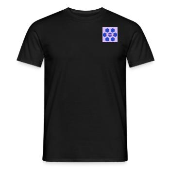 S! MPL! ST! C-Sechseck - Männer T-Shirt - Schwarz - Vorne - AI Model Male 178 light (178cm)