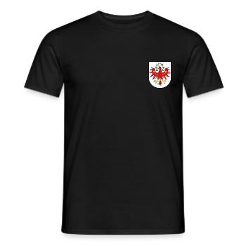 Wappen mit Tiroler Adler - Männer T-Shirt - Schwarz - Vorne - AI Model Male 178 light (178cm)
