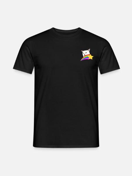 rainbowcat - Men's T-Shirt - black