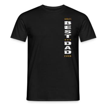Best Dad - Männer T-Shirt - Schwarz - Vorne - AI Model Male 178 light (178cm)