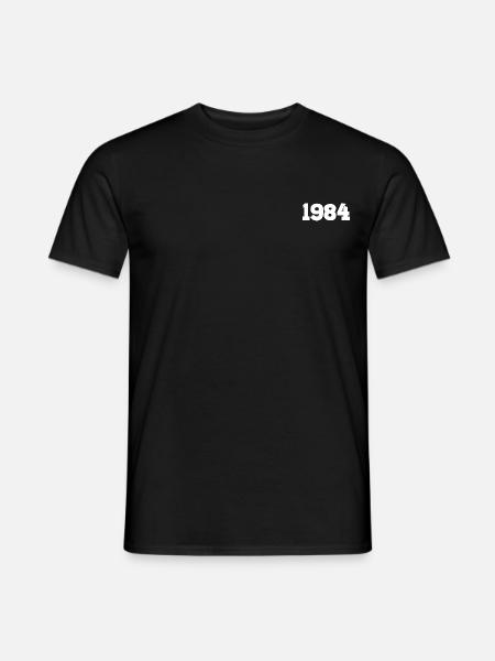 Année 1984 blanc - T-shirt homme - noir