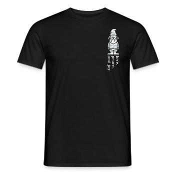 Pull de Noël - Noël - Nain - Gnome - T-shirt homme - noir - Devant - AI Model Male 178 light (178cm)