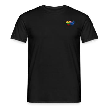 Lituanie Drapeau néo-zélandais - T-shirt homme - noir - Devant - AI Model Male 178 light (178cm)