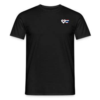 Südkorea Thailand Flagge Herz - Männer T-Shirt - Schwarz - Vorne - AI Model Male 178 light (178cm)