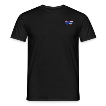 Neuseeland Thailand Flagge Herz - Männer T-Shirt - Schwarz - Vorne - AI Model Male 178 light (178cm)
