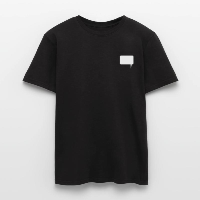 Speech bubble rectangle design Men’s T-shirt