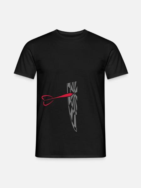dart - Männer T-Shirt - Schwarz