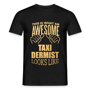 Taxidermie Taxidermie Taxidermie - T-shirt homme - noir - Devant - AI Model Male 178 light (178cm)