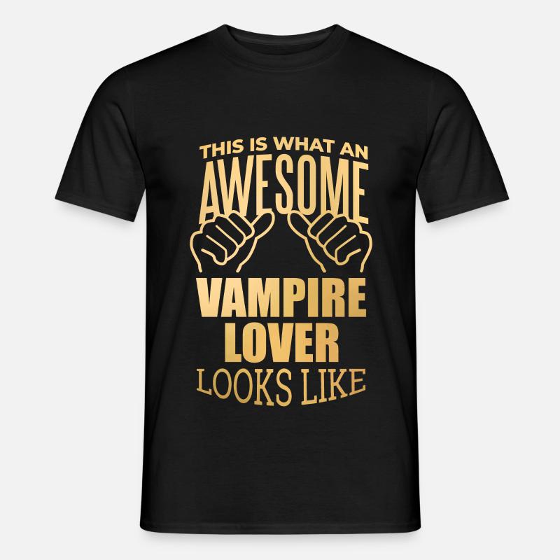 Vampir - Männer T-Shirt - Schwarz