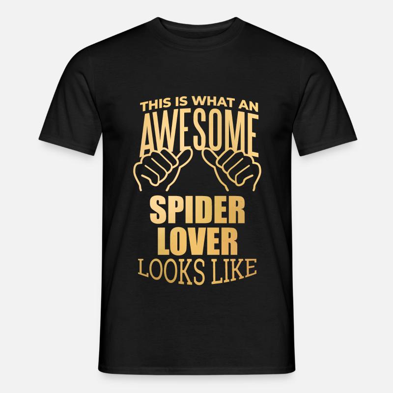 Spinne - Männer T-Shirt - Schwarz