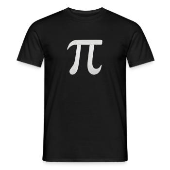 Symbole Pi pour les fans de mathématiques - T-shirt homme - noir - Devant - AI Model Male 178 light (178cm)