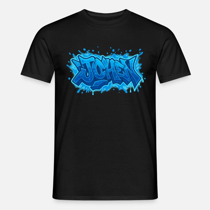 Graffiti JOHEN Name Geschenk Ideal druckbar - Männer T-Shirt - Schwarz