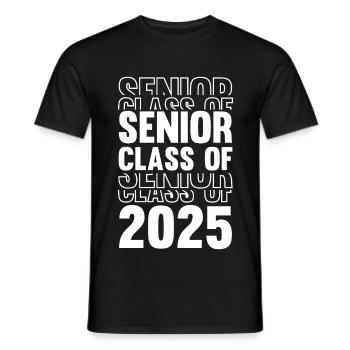 Senior Class Off 2025 - Männer T-Shirt - Schwarz - Vorne - AI Model Male 178 light (178cm)