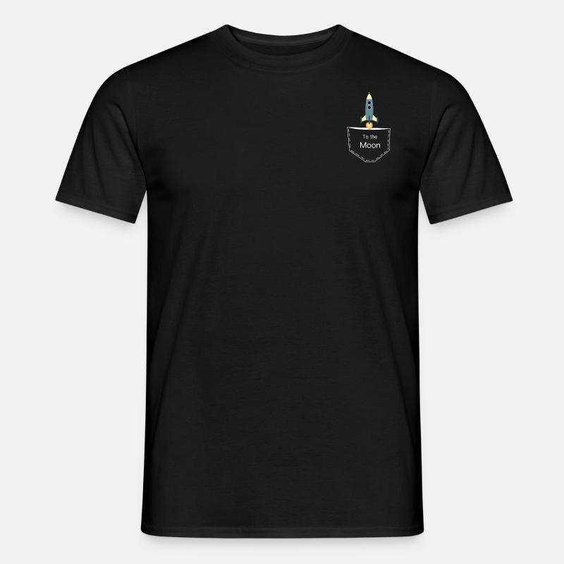 To the Moon 2 - Männer T-Shirt - Schwarz