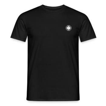 Cutter Friezes - Mission Design Circle - Men's T-Shirt - black - Front - AI Model Male 178 light (178cm)