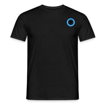 Tissu Luxe - T-shirt homme - noir - Devant - AI Model Male 178 light (178cm)