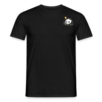 Marko le panda : la gentillesse déchaînée - T-shirt homme - noir - Devant - AI Model Male 178 light (178cm)