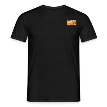 AI meets prairie - Men's T-Shirt - black - Front - AI Model Male 178 light (178cm)