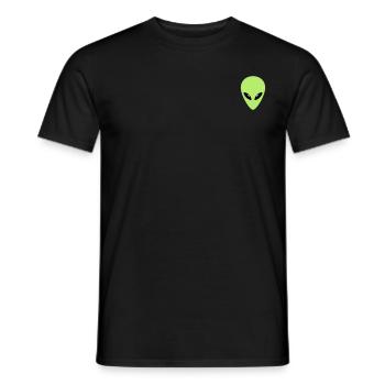 EXTRATERRESTRE - T-shirt homme - noir - Devant - AI Model Male 178 light (178cm)