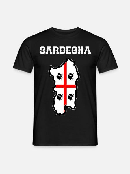 Sardinien - Männer T-Shirt - Schwarz