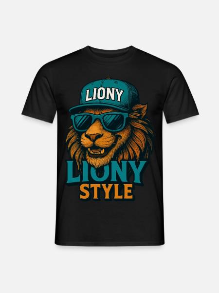 Liony Style - Men's T-Shirt - black