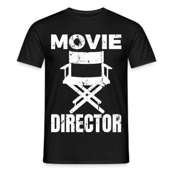 Regisseur - Männer T-Shirt - Schwarz - Vorne - AI Model Male 178 light (178cm)