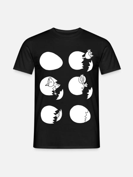 Die Welt entdecken oder nicht (weiß) - Männer T-Shirt - Schwarz