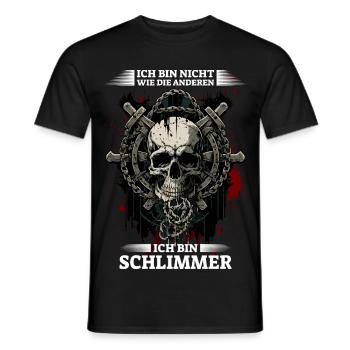 I'm not like the others - I'm worse - Men's T-Shirt - black - Front - AI Model Male 178 light (178cm)