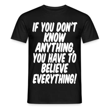 Knowledge - The 5th Element of Hip-Hop - Männer T-Shirt - Schwarz - Vorne - AI Model Male 178 light (178cm)