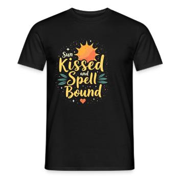 Été, Sorcières, Plage, Sorcière, Esthétique, Soleil, Magie - T-shirt homme - noir - Devant - AI Model Male 178 light (178cm)