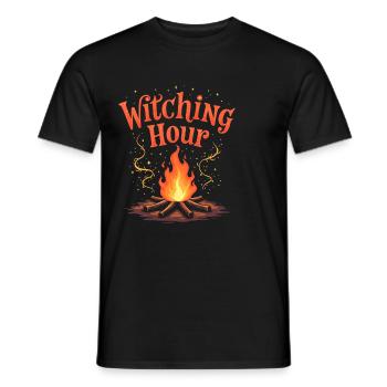Été, Sorcières, Plage, Sorcière, Esthétique, Soleil, Magie - T-shirt homme - noir - Devant - AI Model Male 178 light (178cm)