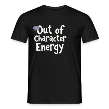 Larp Live Action RPG Game Fantasy Combat - Men's T-Shirt - black - Front - AI Model Male 178 light (178cm)