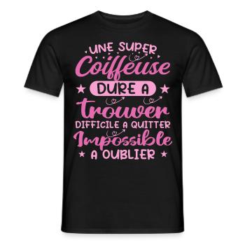 A Great Dressing Table - Dressing Table Gift - Men's T-Shirt - black - Front - AI Model Male 178 light (178cm)