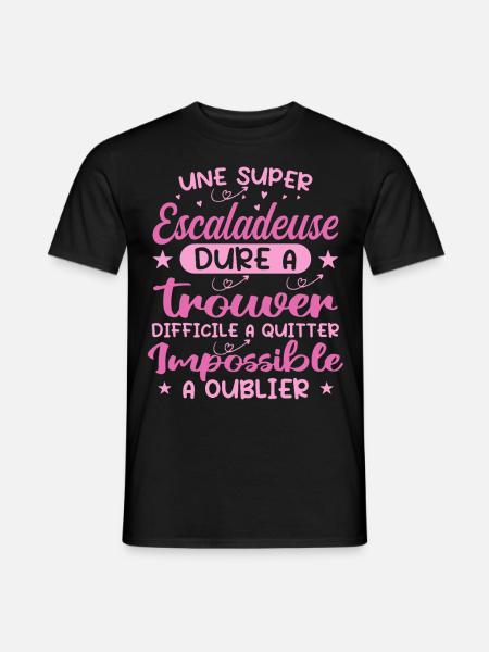 A Super Climber - Climber Gift - Men's T-Shirt - black