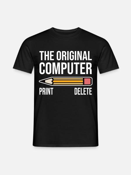 The Original Computer - Men's T-Shirt - black