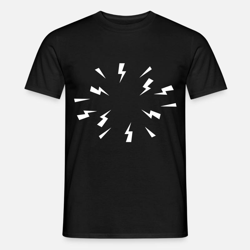 Comic Explosion oder Wut - Männer T-Shirt - Schwarz