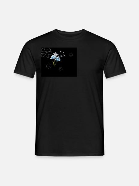 she was falling asleep - Männer T-Shirt - Schwarz