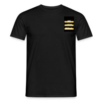 Soyez LOYAL&RÉEL - T-shirt homme - noir - Devant - AI Model Male 178 light (178cm)
