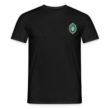 Wicked Logo Design Avec Ornements - T-shirt homme - noir - Devant - AI Model Male 178 light (178cm)